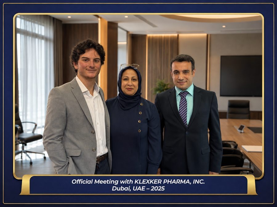 Official Meeting with KLEXKER PHARMA, INC. — Dubai, UAE